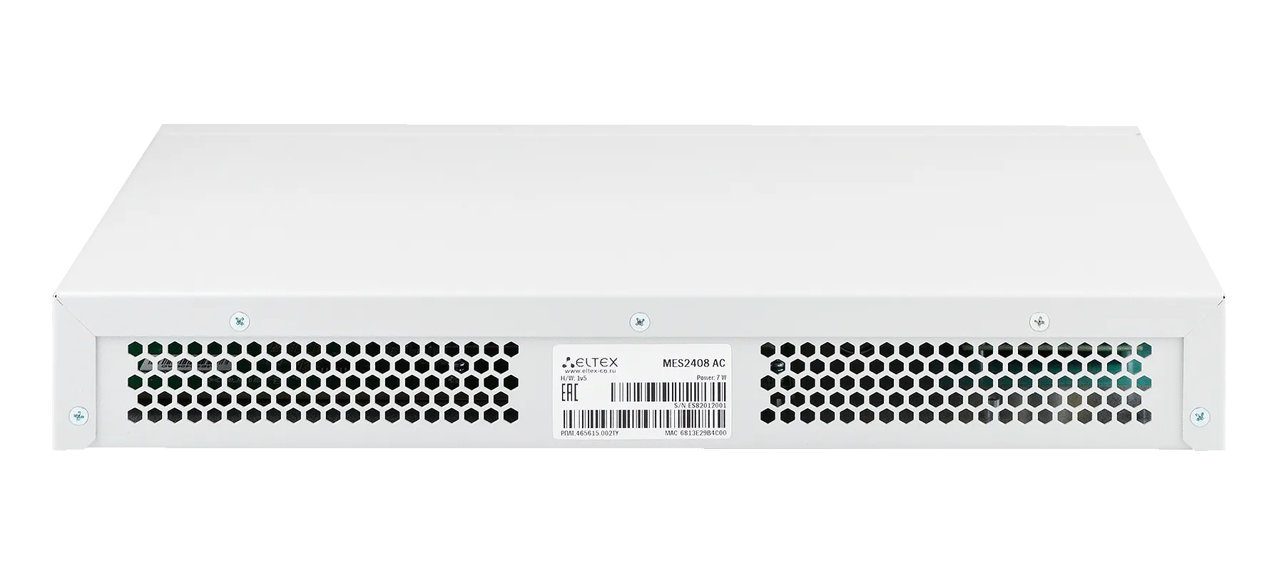 Ethernet-коммутатор MES2408B, 8x1G RJ45 + 2x100/1000 SFP, L2, 220V AC/12V DC