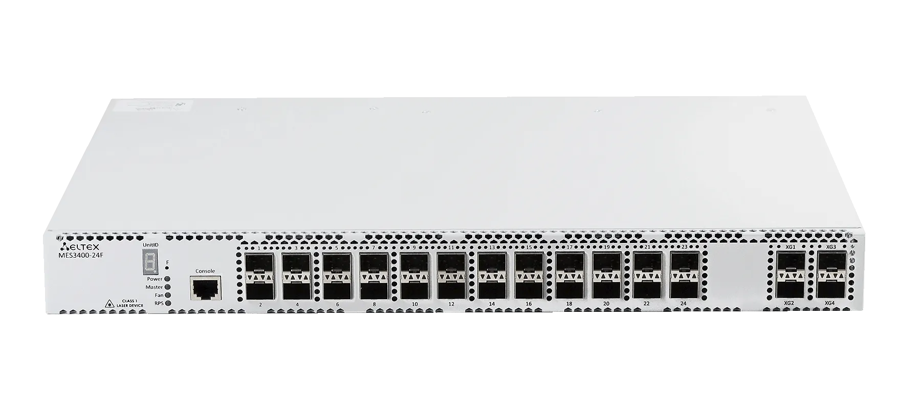 Ethernet-коммутатор MES3400-24F, 24xSFP + 4xSFP+, L3, dual PSU