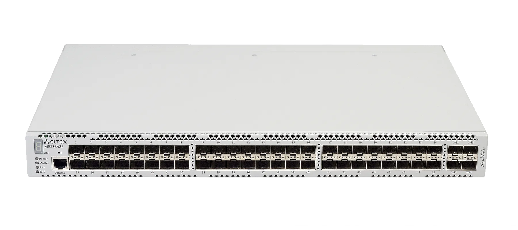 Ethernet-коммутатор MES3348F, 48x1G SFP + 4x10G SFP+, L3, dual PSU