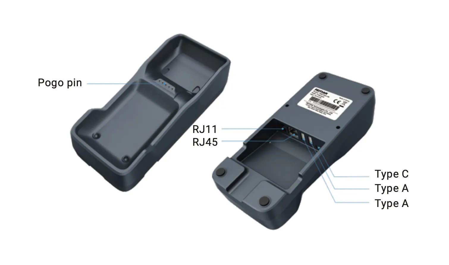 Мультидок - станция для FEITIAN F100, мультипортовая