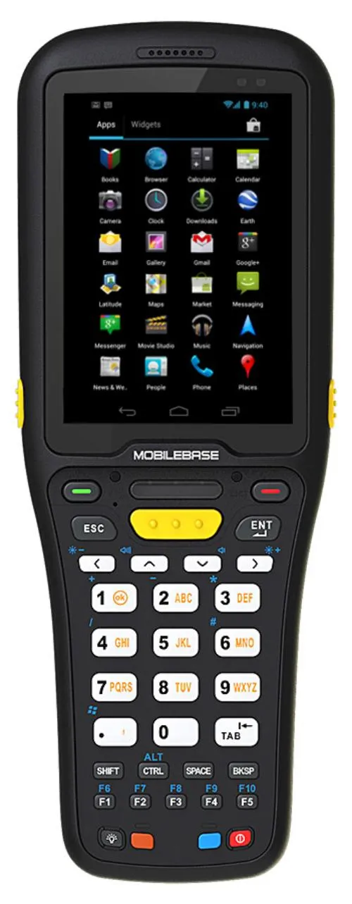 Терминал сбора данных MobileBase DS5 (4.3 ", Android 9.0, 2Gb/16Gb, 2D, Wi-Fi, BT, БП, IP67, 5800 mAh).