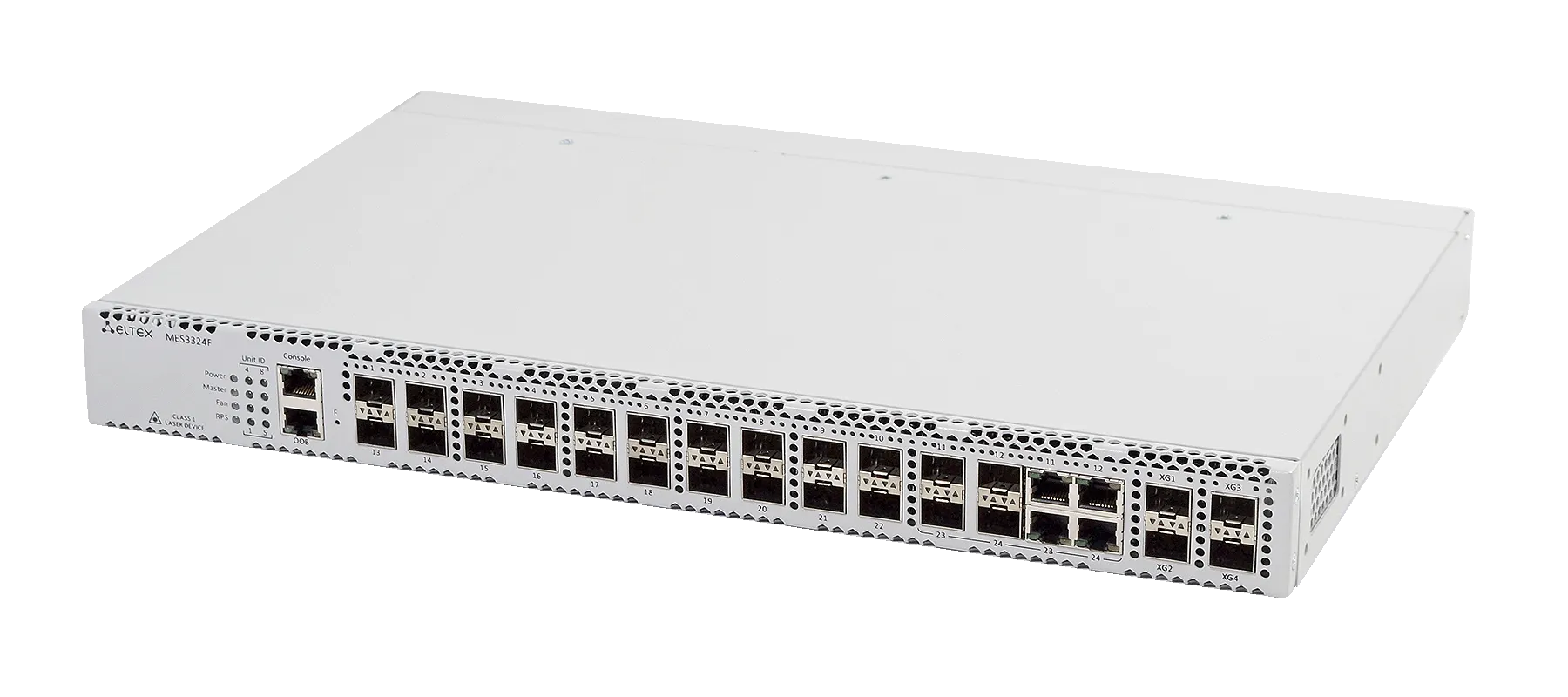 Ethernet-коммутатор MES3324F, 20x1G SFP + 4xCombo + 4x10G SFP+, L3, dual PSU