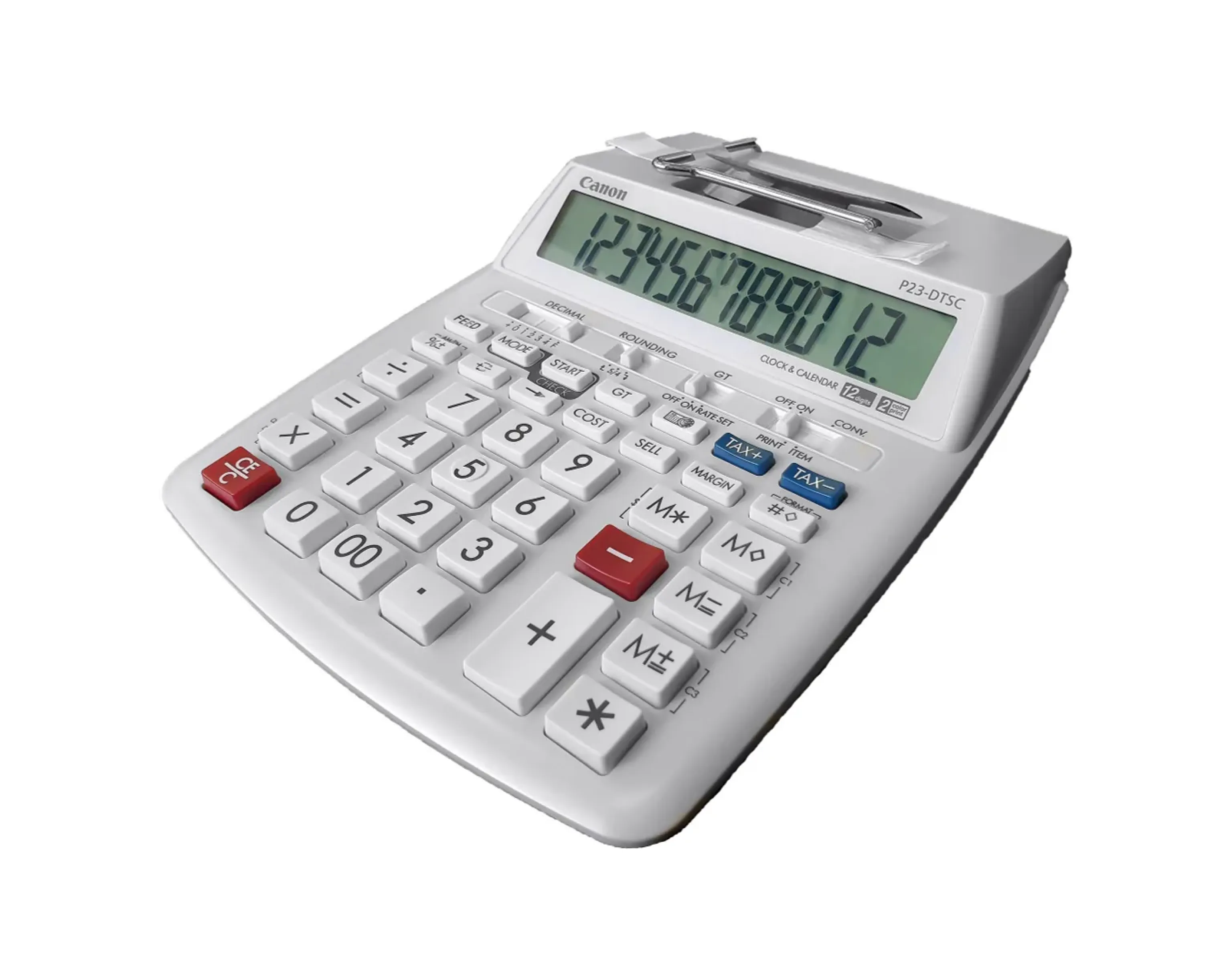 Калькулятор с печатью чека модель Canon P23-DTSC II