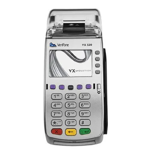 POS-терминал Verifone VX520 DIAL/Ethernet/GPRS/CTLS (DEGC) Переносной(Б/У) 