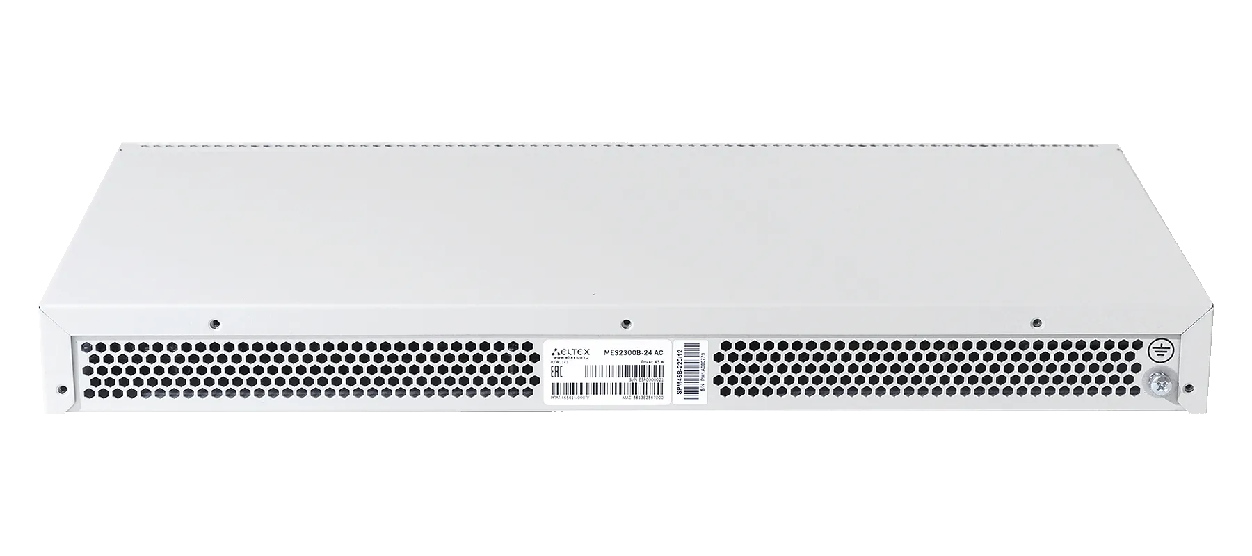 Ethernet-коммутатор MES2300B-24, 24x1G RJ45 + 4x10G SFP+, L3, 220V AC/12V DC