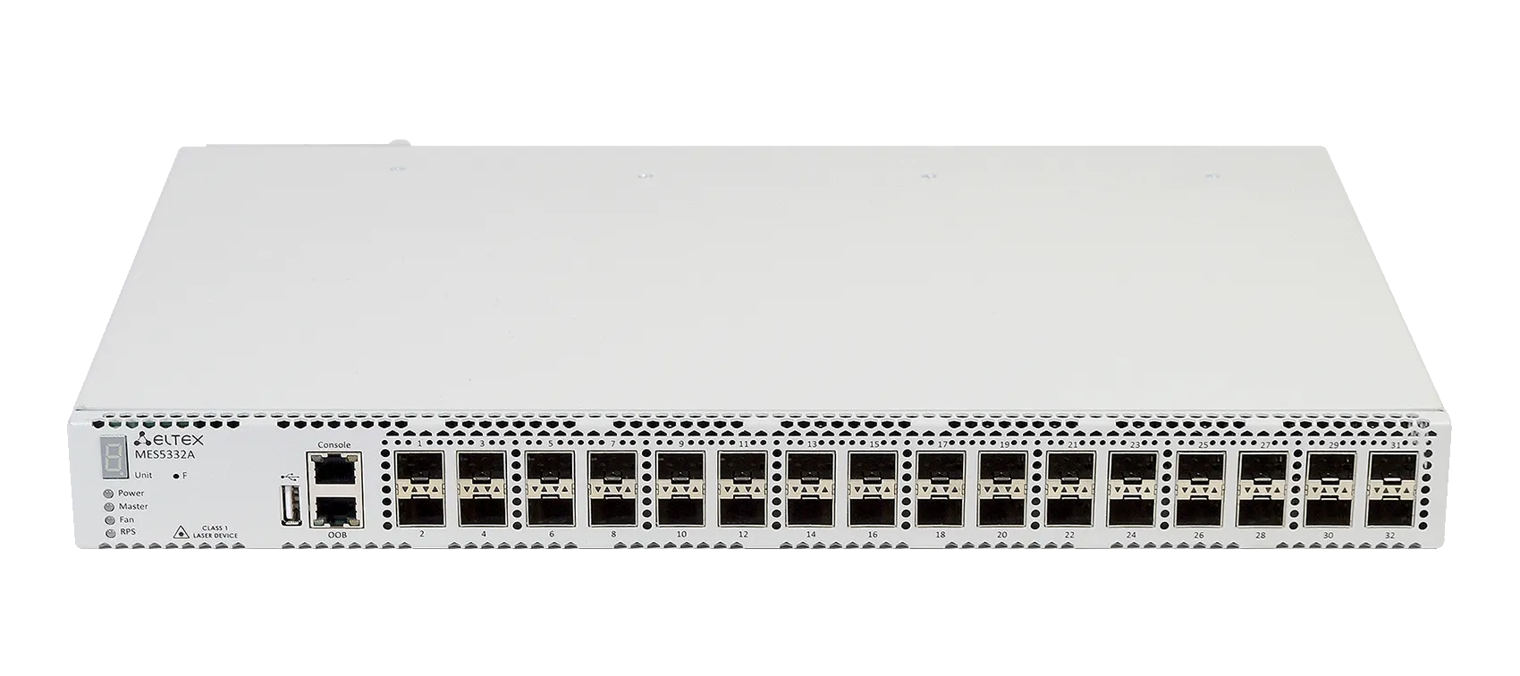Ethernet-коммутатор MES5332A rev. C, 1x1G RJ45 + 32x10G SFP+, L3, dual PSU