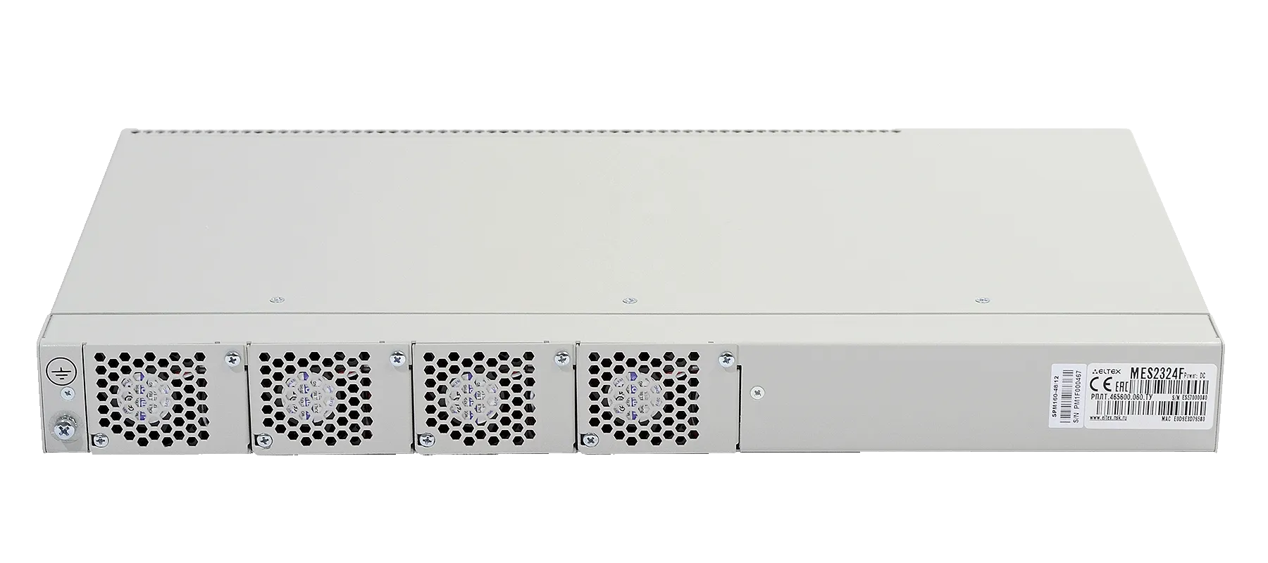 Ethernet-коммутатор MES2424FB, 24x1G SFP + 4x10G SFP+, L3, 220V AC/12V DC