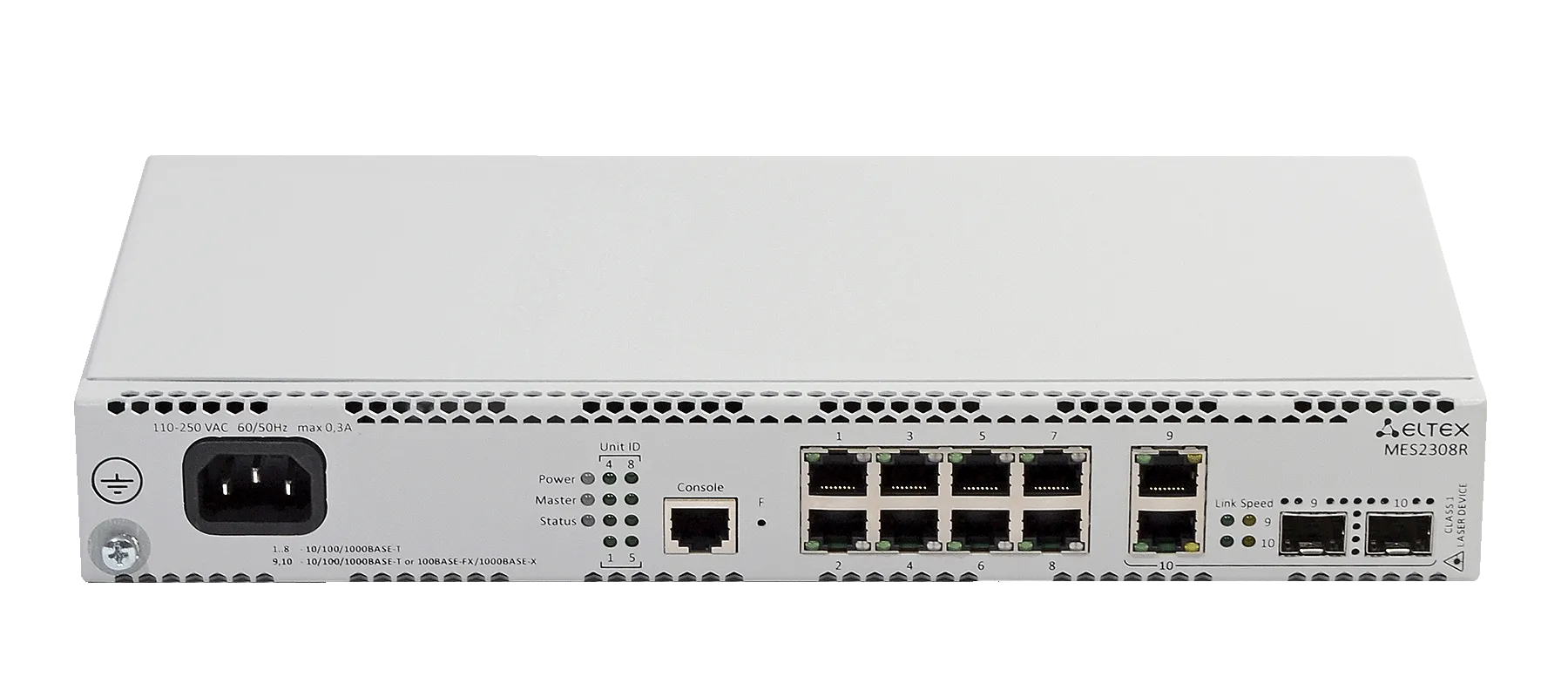 Ethernet-коммутатор MES2300-24_DC, 24x1G RJ45 + 4x10G SFP+, L3, 48V DC