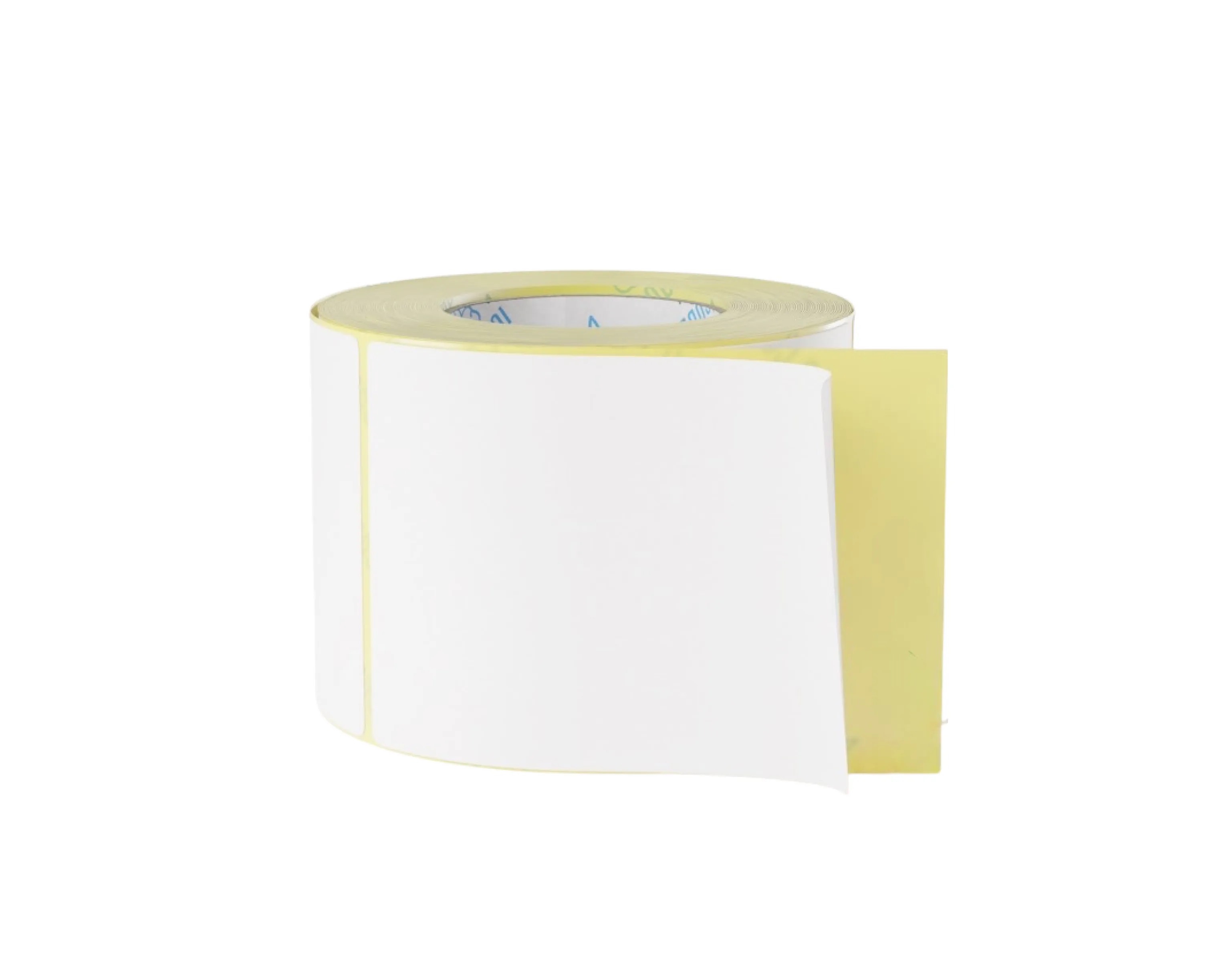 Термоэтикетка (весовая лента) ТЭ ПЛГ 58*80/300шт. (втулка d-40, желтая подложка)