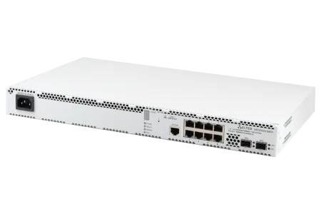 Ethernet-коммутатор MES2410-08DP, 8x2.5G PoE+ + 2x1G/10G SFP+, L3, 220V AC