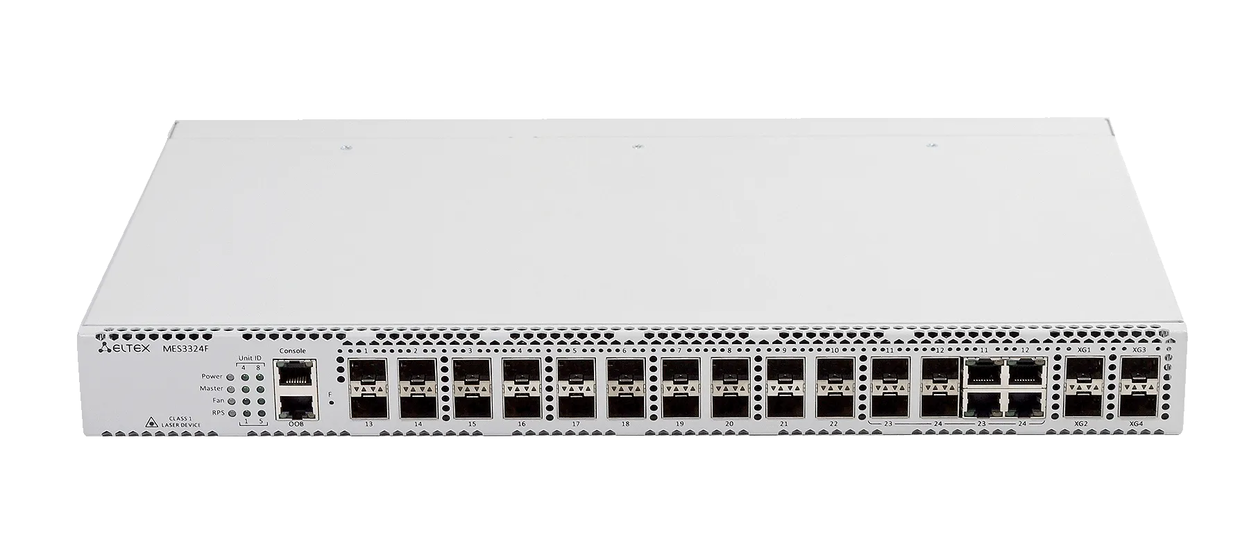 Ethernet-коммутатор MES3324F, 20x1G SFP + 4xCombo + 4x10G SFP+, L3, dual PSU