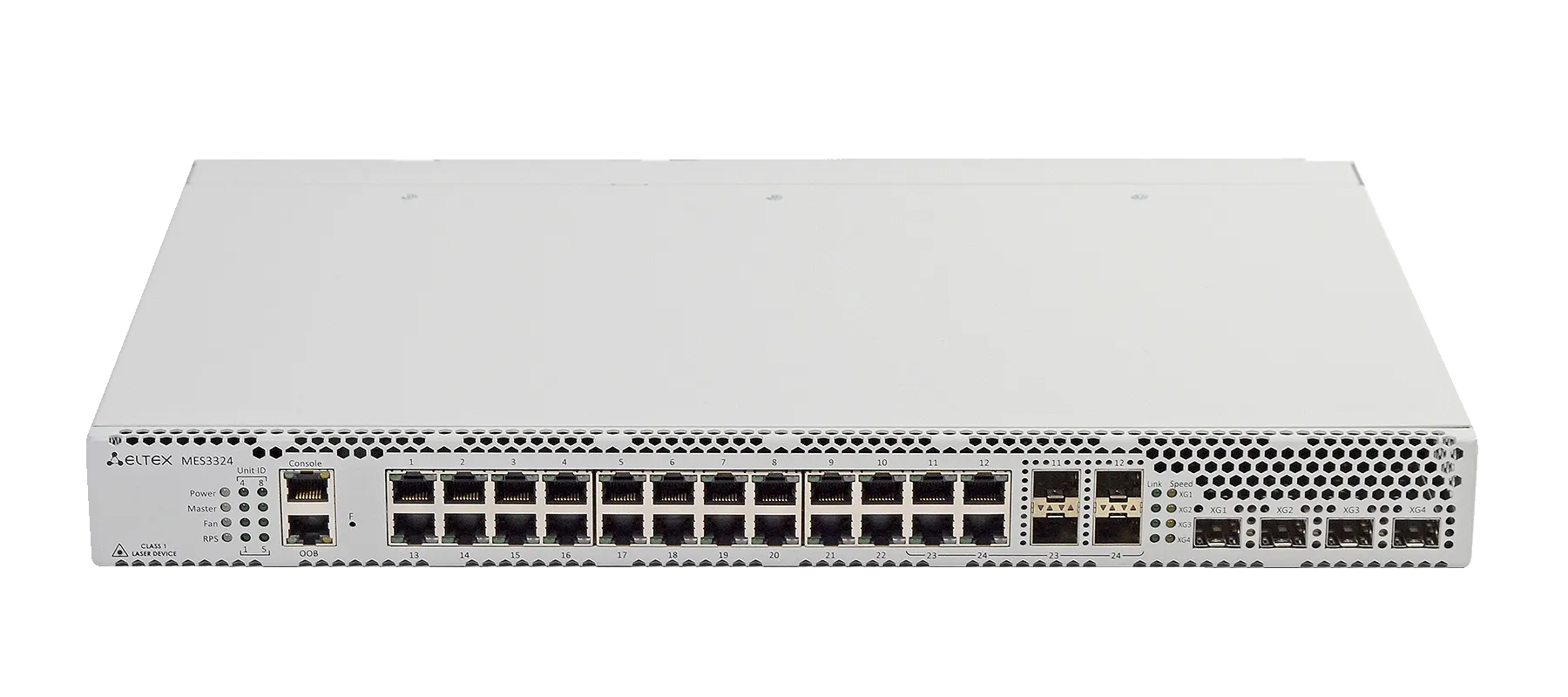 Ethernet-коммутатор MES3324, L3, 2 слота для модулей питания