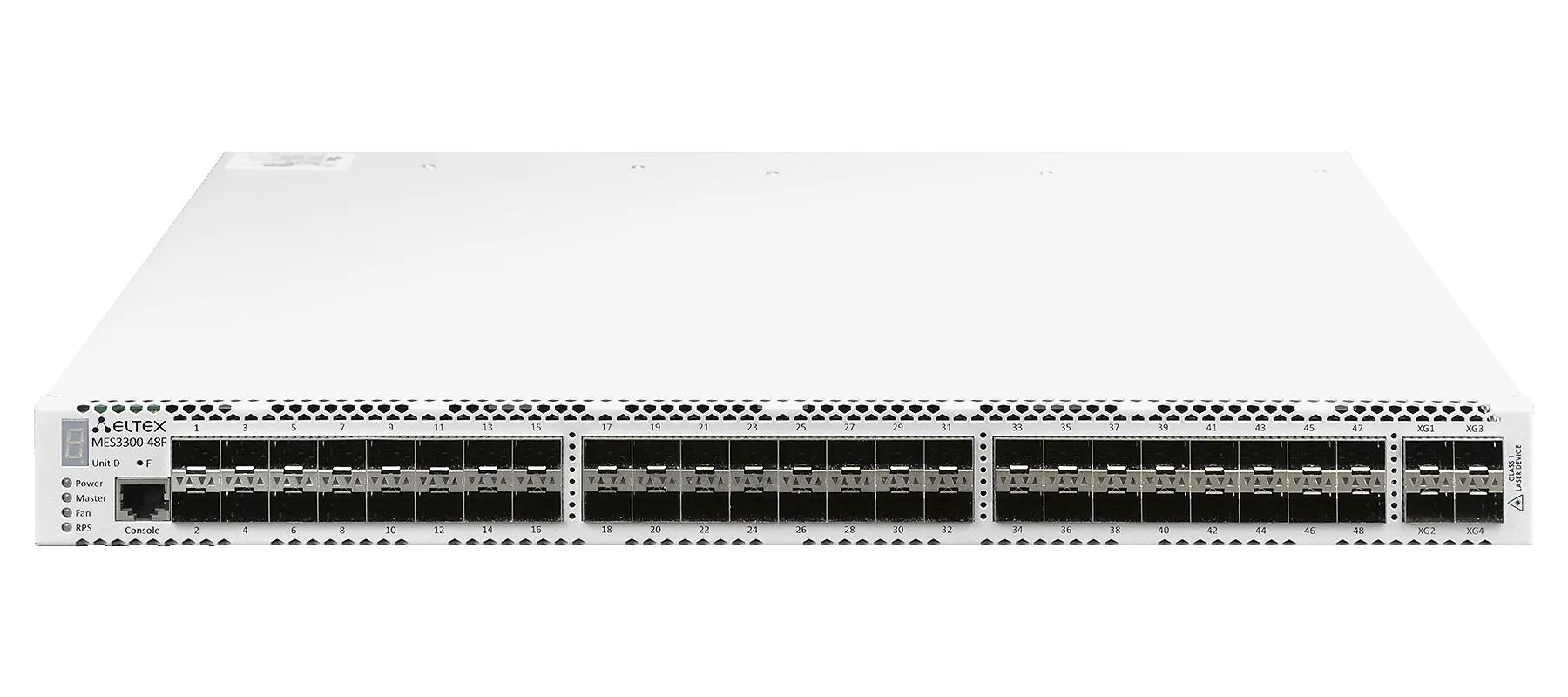 Ethernet-коммутатор MES3300-48F, 48x1G SFP + 4x10G SFP+, L3, dual PSU